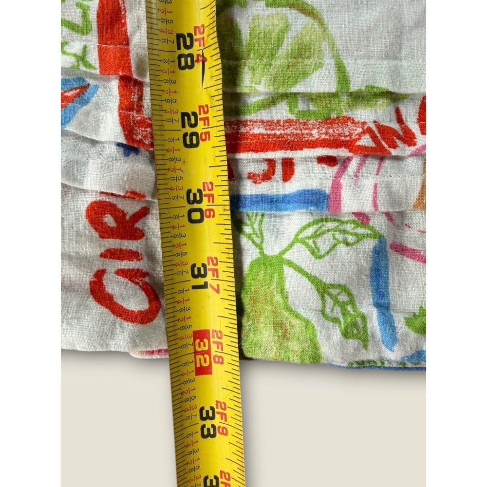 Cynthia Rowley Girls Just Wanna Have Brunch Linen Blend Mini Dress Small White - Picture 4 of 7